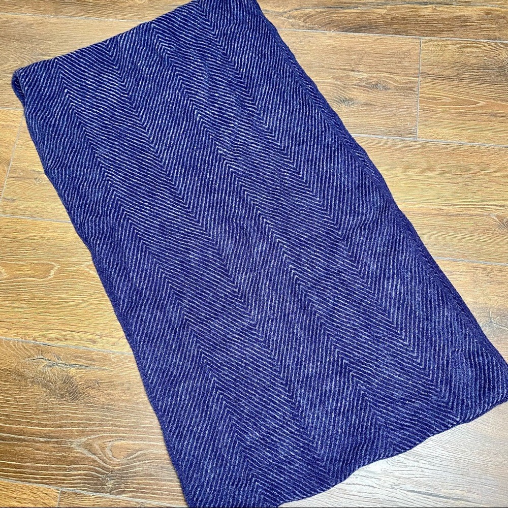 3 for $15 Modena blue chevron infinity scarf